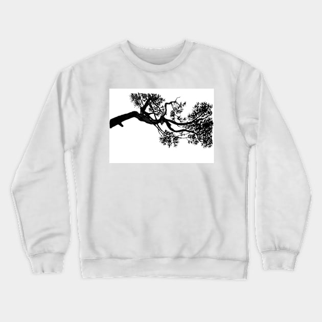 Pine branch Crewneck Sweatshirt by blauetauben